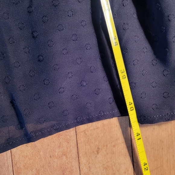 Clip Dot Sheer Sleeve Sheath Dress Size 2X - Picture 9 of 12